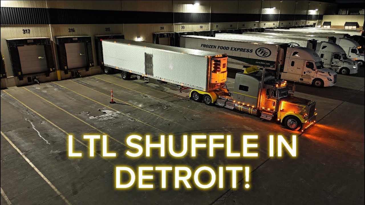 Inside Of A Custom 379 Peterbilt! | LTL Truck Driver | Detroit Route
