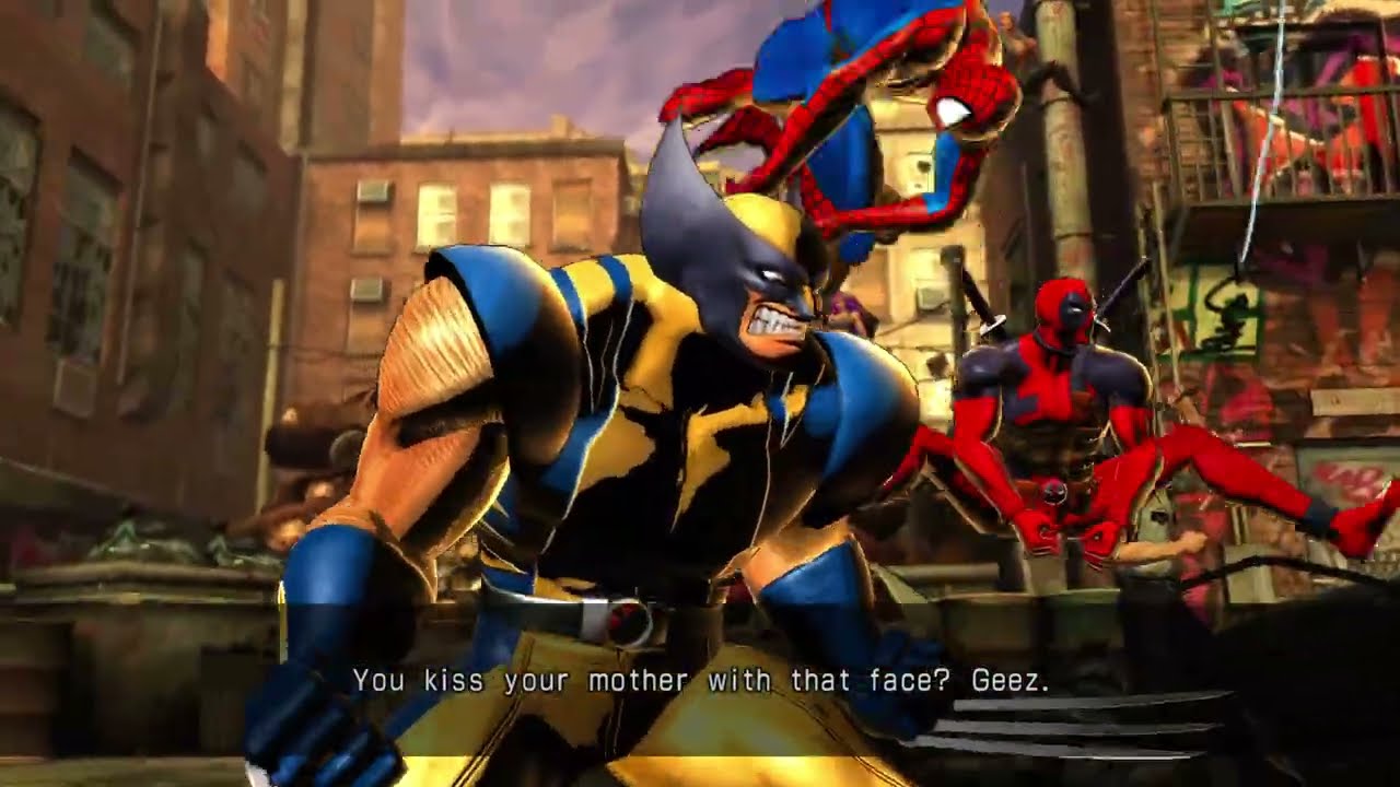 Spiderman Team Vs Task Master team [UMvC3]