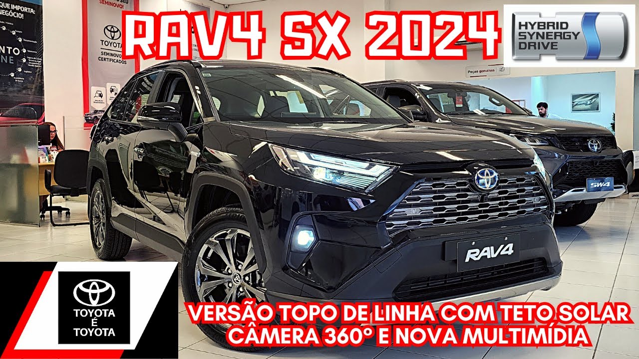 AVALIAÇÃO TOYOTA RAV4 SX HYBRID 2024 | SUV TOYOTA HÍBRIDO QUE RENDE 17.1 KM/L