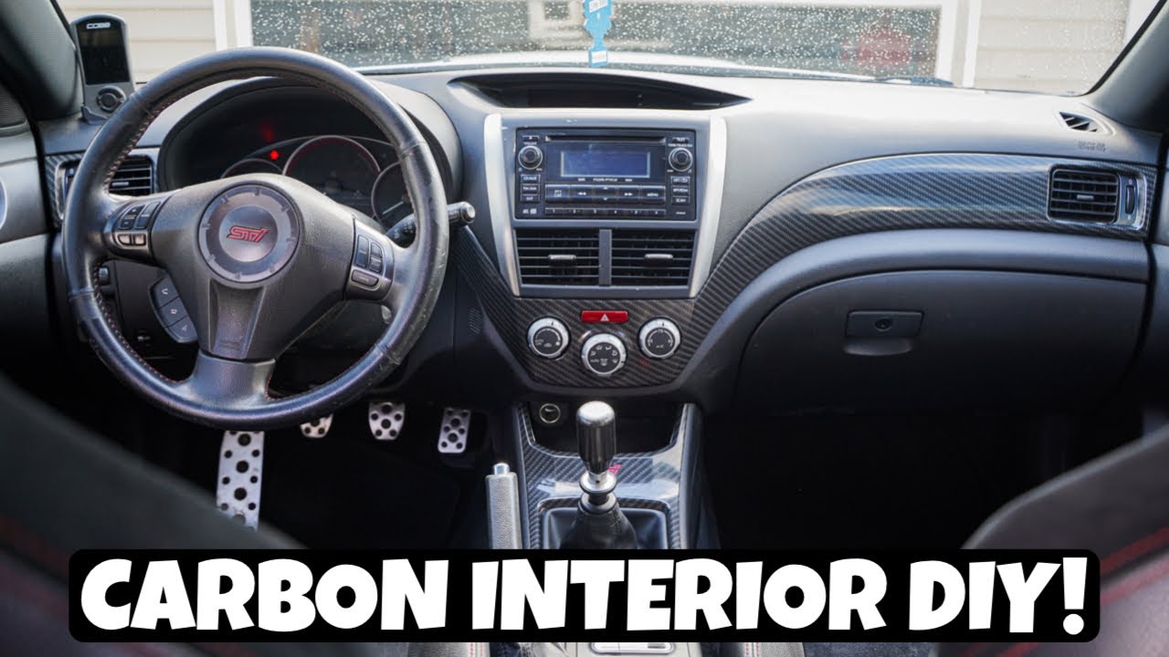 Custom Carbon Subaru WRX STi Interior!