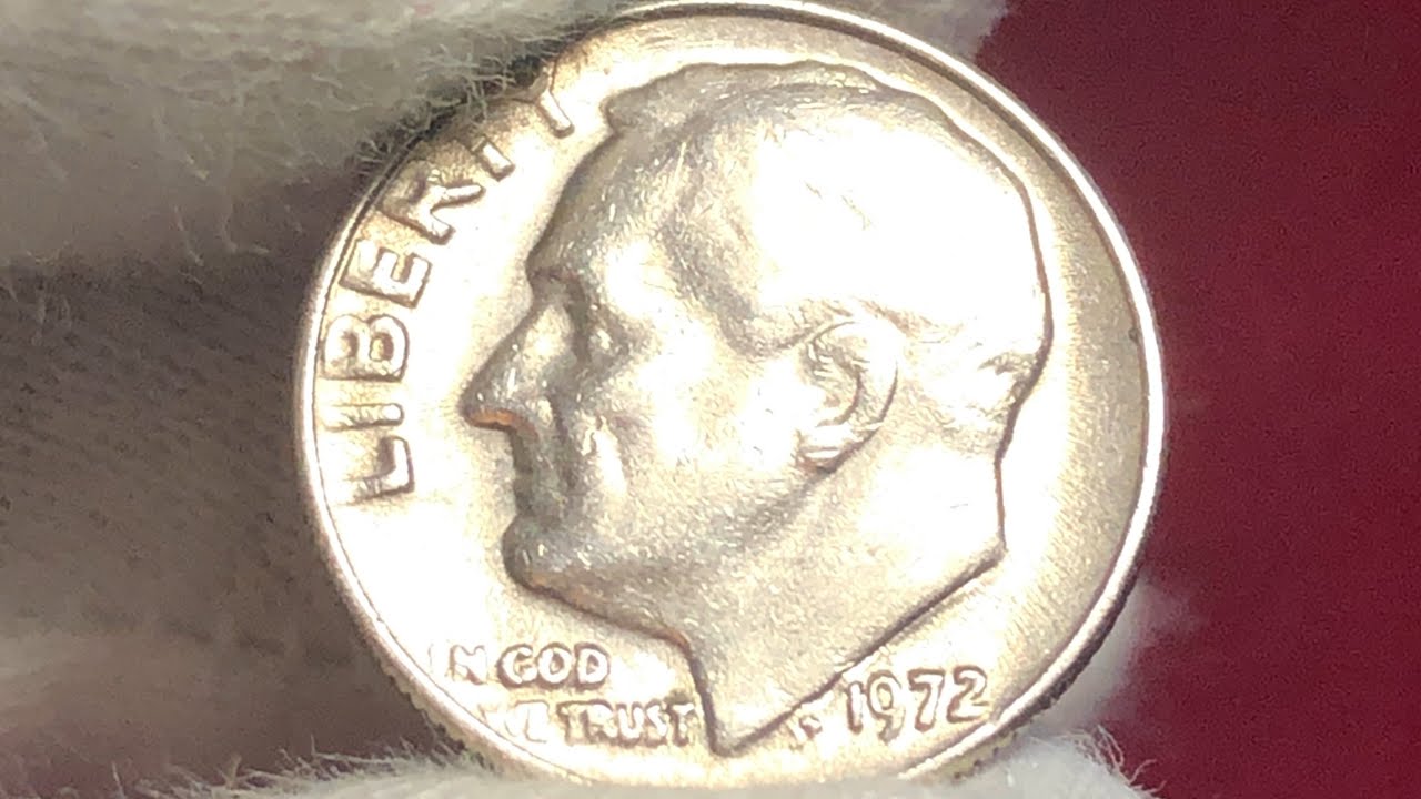 1972 Roosevelt Dime Mintage 433 Million