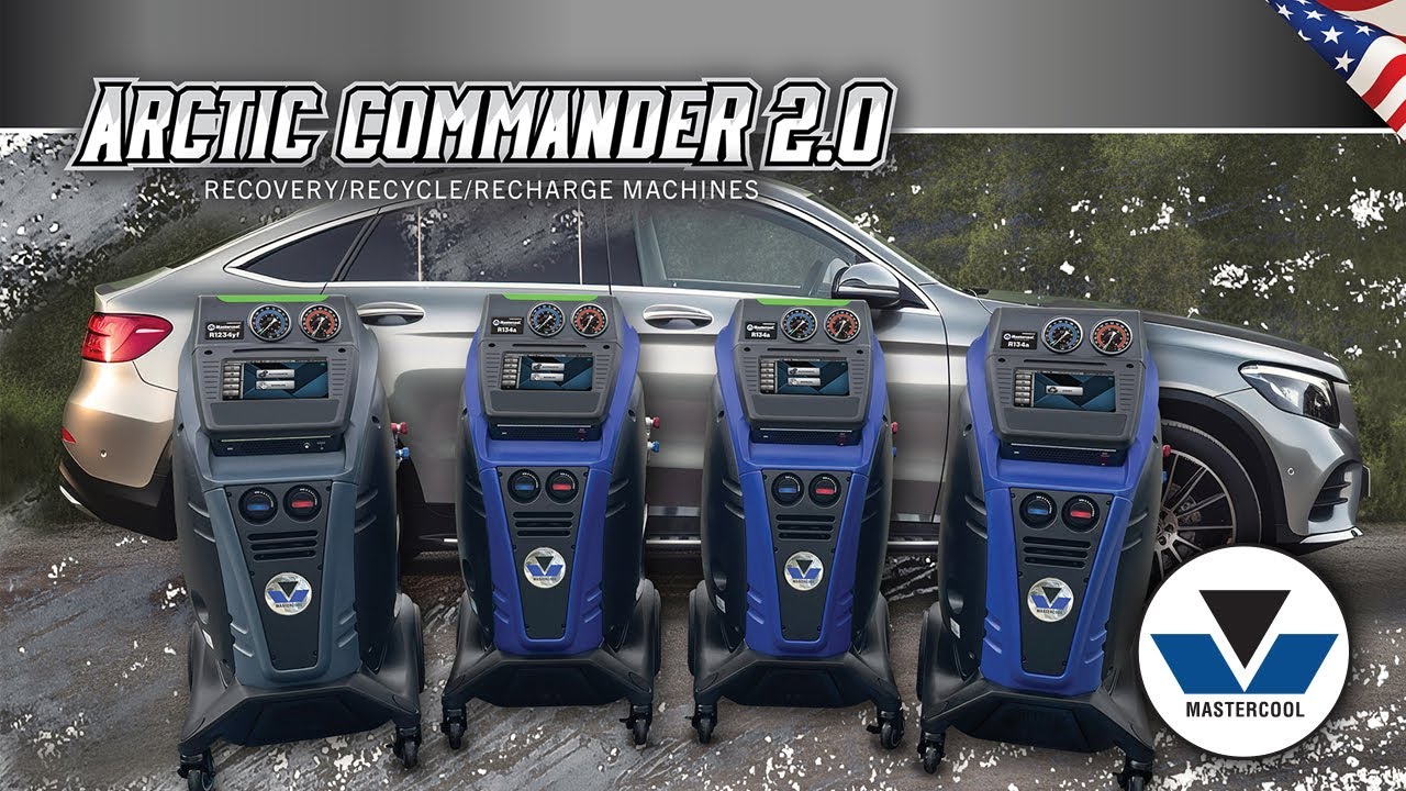 Mastercool Arctic Commander 2.0 R/R/R Machine - Recovery Recycle Recharge