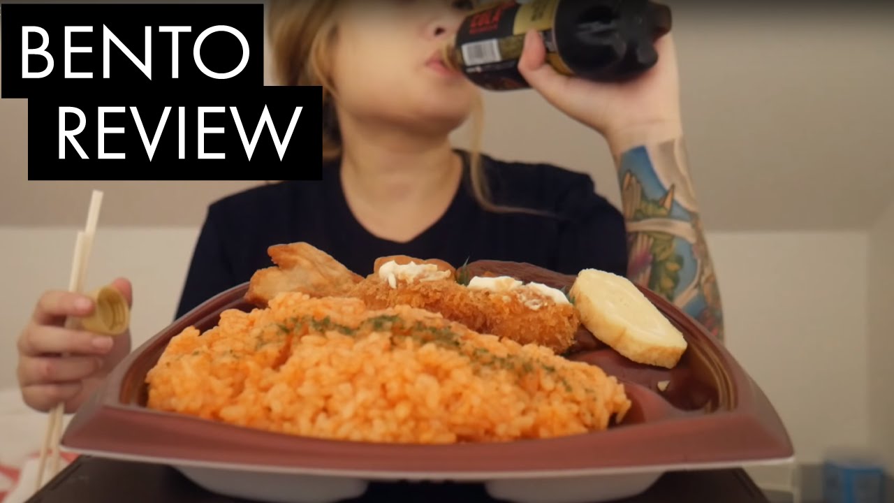 BENTO REVIEW | Western Bento? | English Mukbang