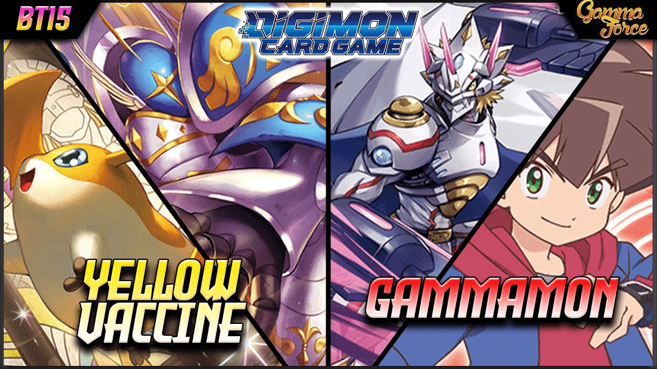 Yellow Vaccine 🟨 vs Gammamon 🟥 | BT15 | Digimon TCG