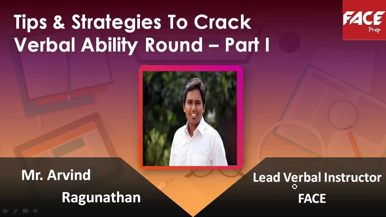 How to Crack Verbal Ability in Placements - Part 1