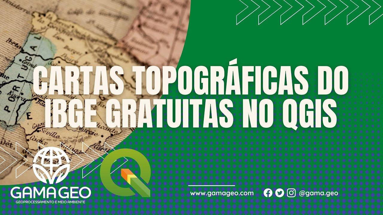 Como inserir cartas topográficas do IBGE GRATUITAS no QGIs, sem DOWNLOAD