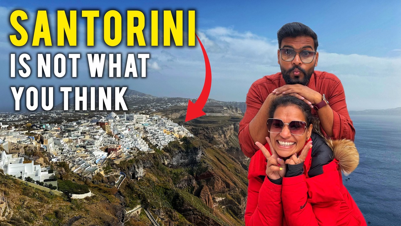 A Day In Santorini: Walking tour of Fira & Oia | Greece Travel Vlog 🇬🇷