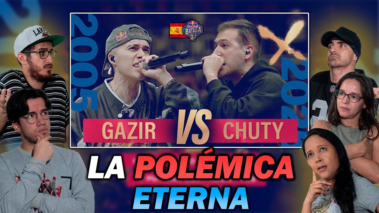 👀 ¿GAZIR MERECÍA MÁS? - COLOMBIANOS REACCIONAN a GAZIR vs CHUTY [RED BULL NUEVA HISTORIA 20 AÑOS]