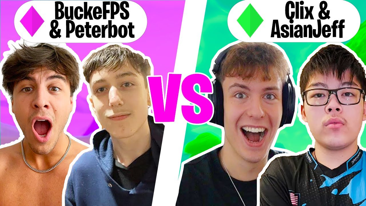 BuckeFPS & Peterbot 2V2 Clix & AsianJeff in ZONEWARS!