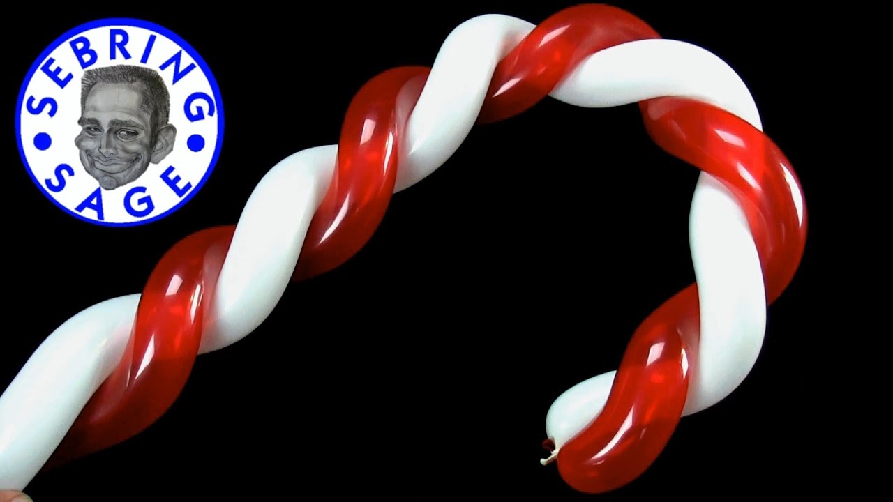 Balloon Candy Cane
