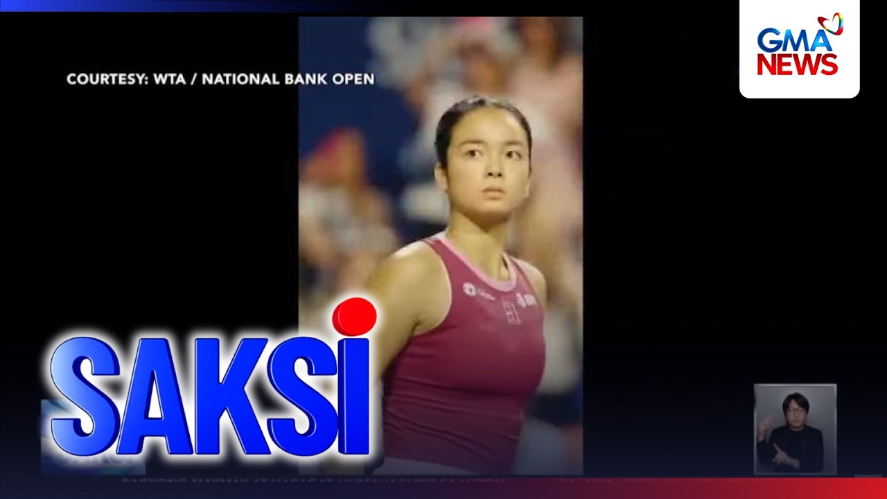 Sobeys Stadium filled with Pinoy cheers as Alex Eala wins vs Alycia Parks | Saksi