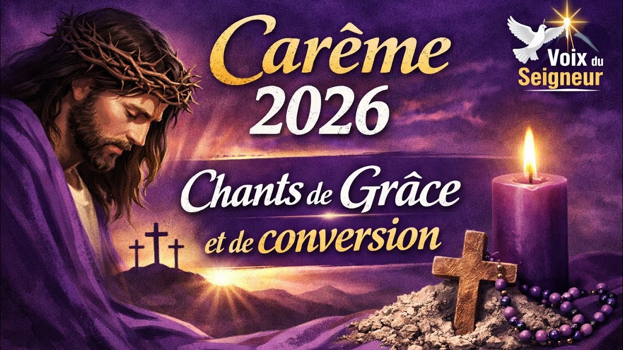 🎶✝️Carême 2026 : Musiques pour la Conversion✨Mercredi des cendres 🙏🏻🙇🏻‍♂️✨#chantscatholiques 