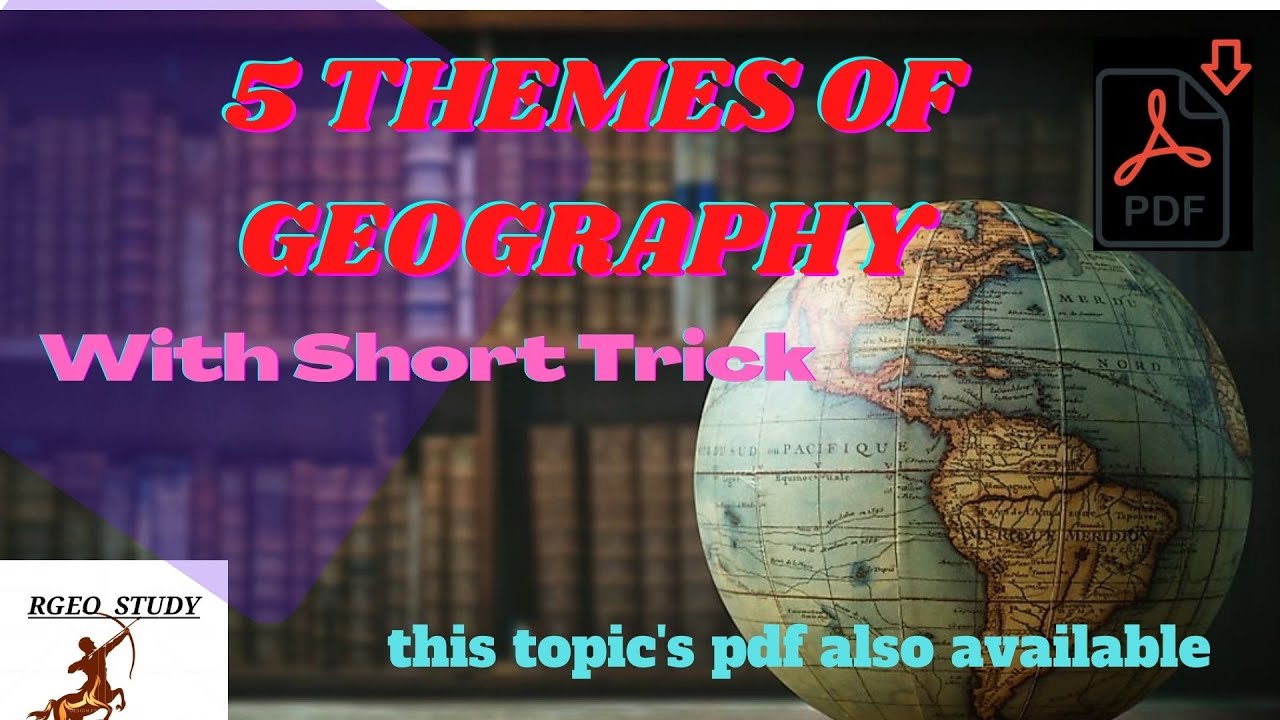 Five Themes of Geography In Simple Words.