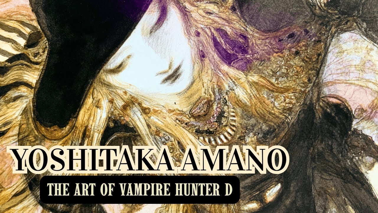 Yoshitaka Amano ✨ Vampire Hunter D ✨Art Book Flip Through