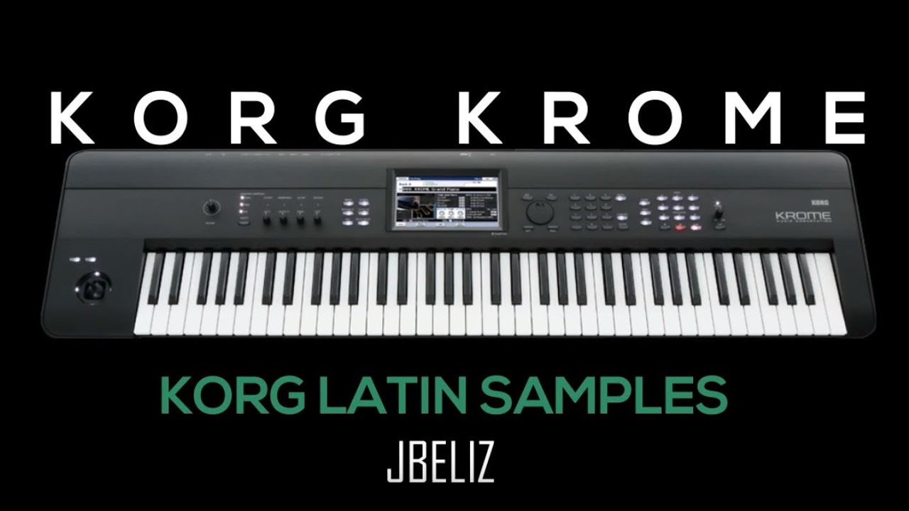 Korg Krome y Krome EX Samples Latinos Pack 1