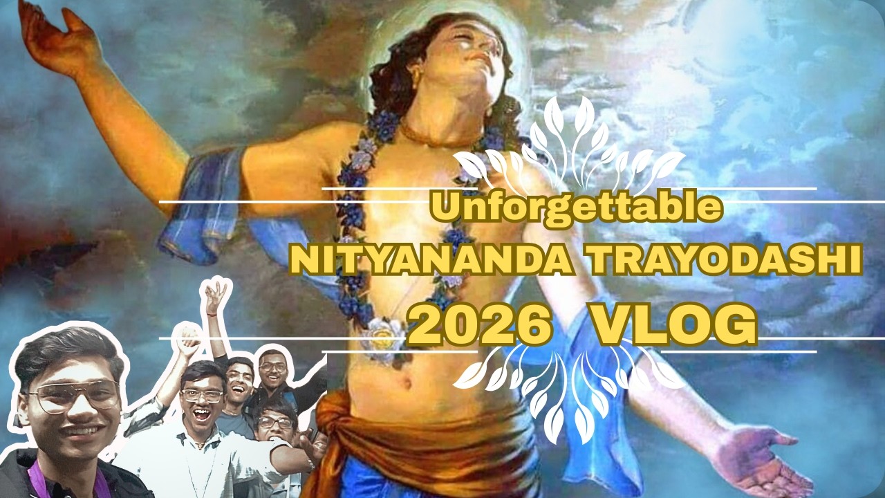 Nityananda Trayodashi at Nvcc #harekrishna #vlog #mangalaarti #brahmamuhurta  #sankirtan