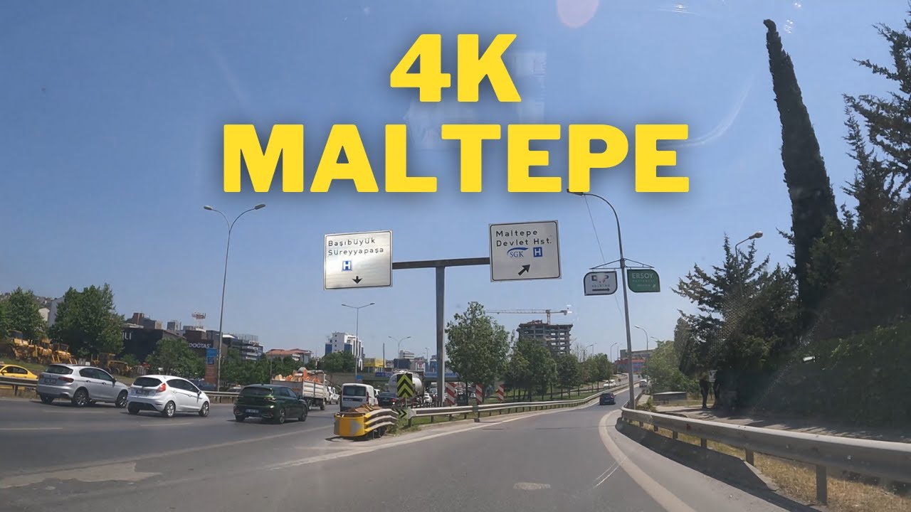 4K MALTEPE İSTANBUL | АВТОМОБИЛЬНЫЙ ТУР - 4K 60FPS ULTRA HD 