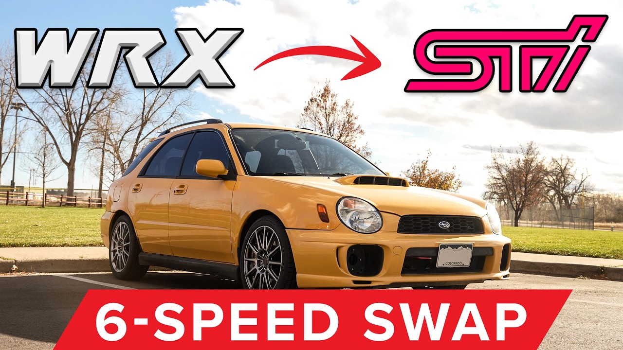 STI 6 Speed Swap  into Bugeye WRX - Finally Done!