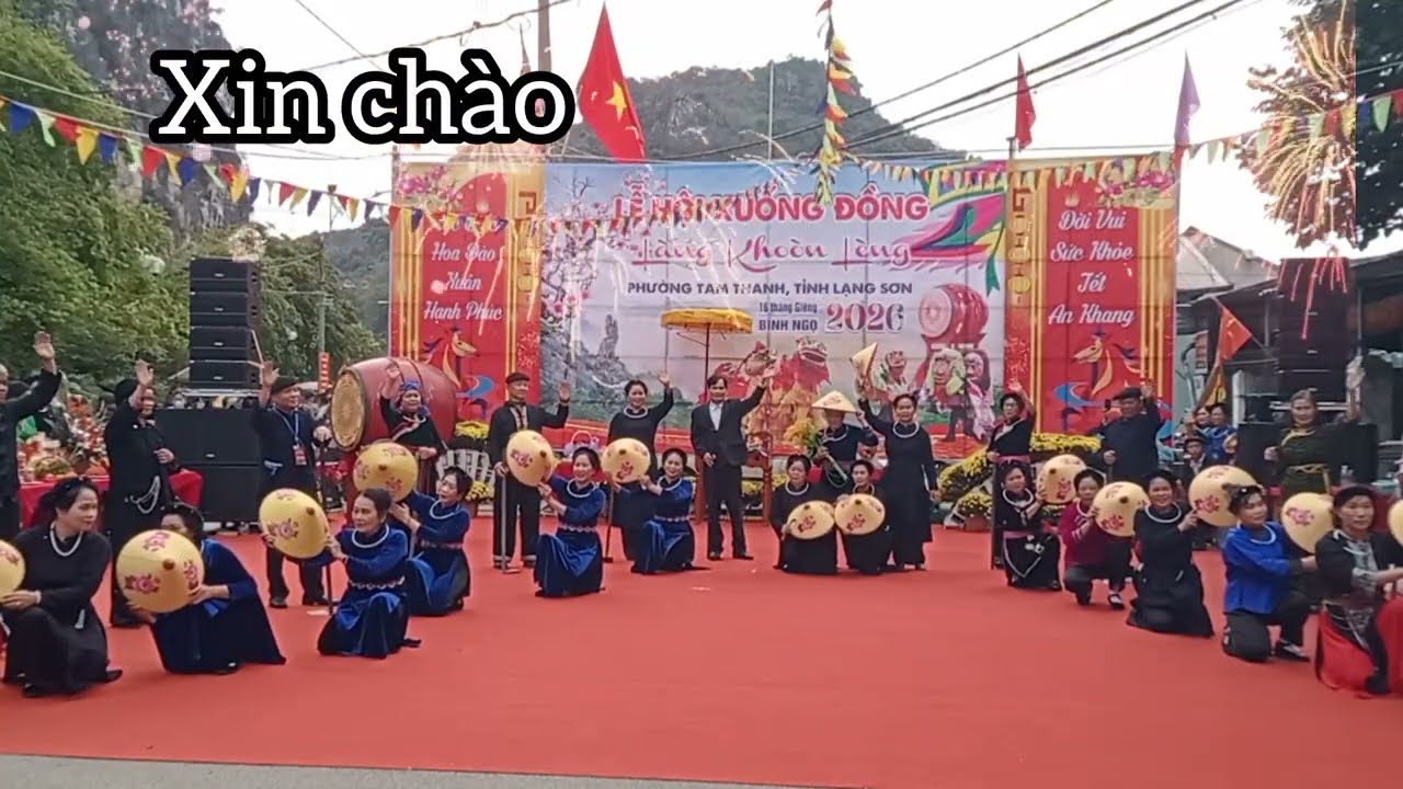 Lễ hội xuống đồng tại khối 7 phường tam Thanh lạng Sơn 