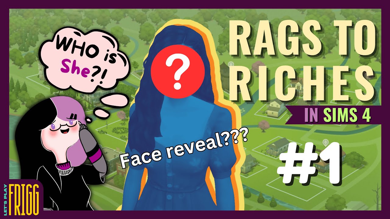I Created My FIRST Rags to Riches Character in SIMS 4 | SIMS 4: RAGS TO RICHES CHALLENGE (EP. 1)