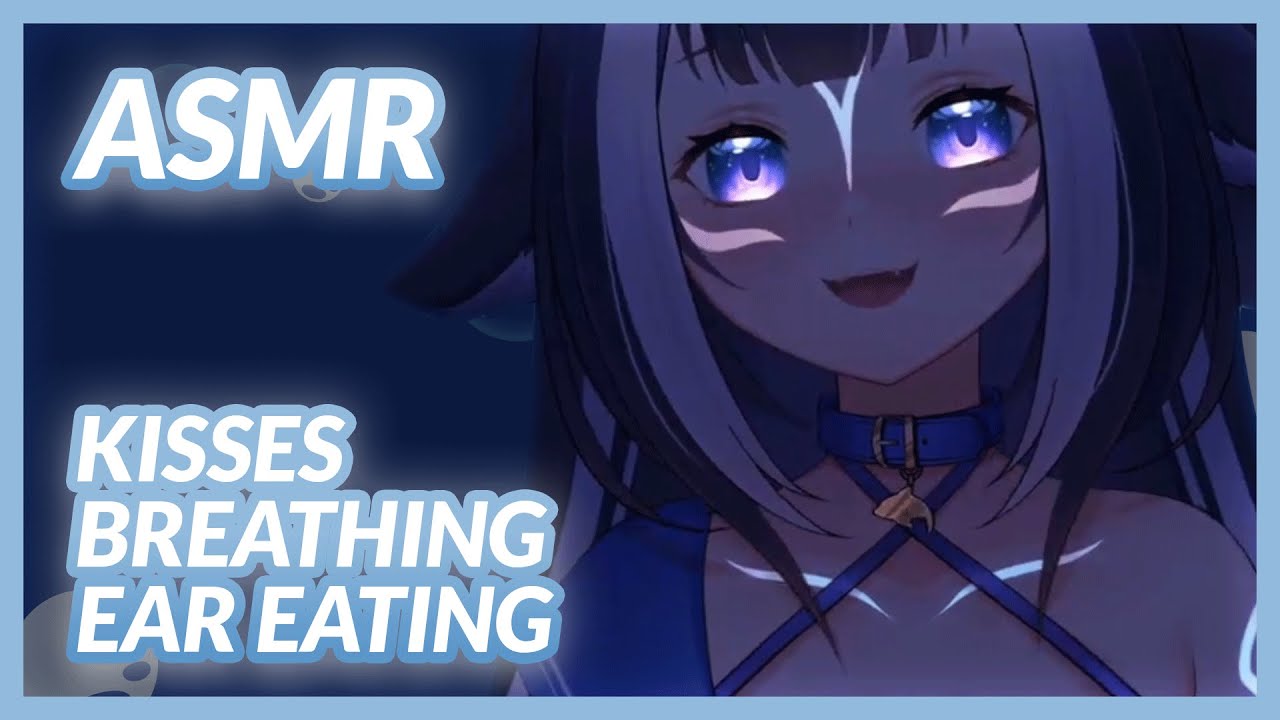[ASMR] Lily giving kisses, breathing and eating your ears