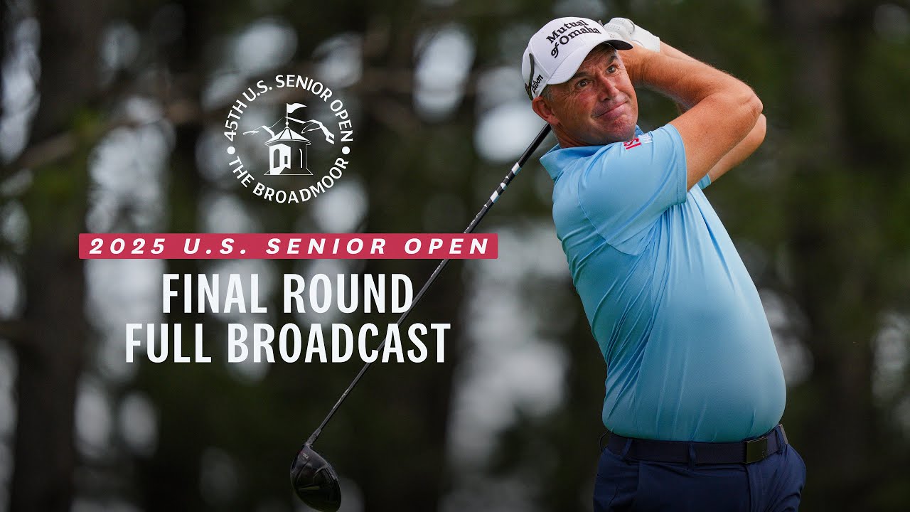 2025 U.S. Senior Open (Final Round): Padraig Harrington Fends Off the Field | Full Broadcast