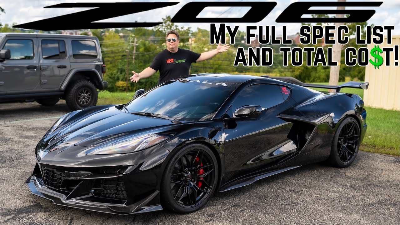 From DREAM to REALITY! The Full Spec List AND Final Price of My NEW C8 Corvette Z06!