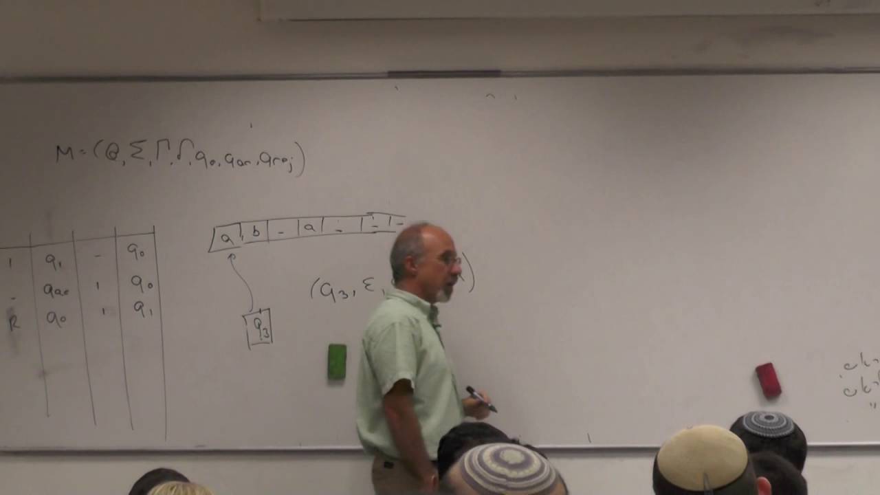 קורס חישוביות - הרצאה 2 - פרופסור יונתן אומן