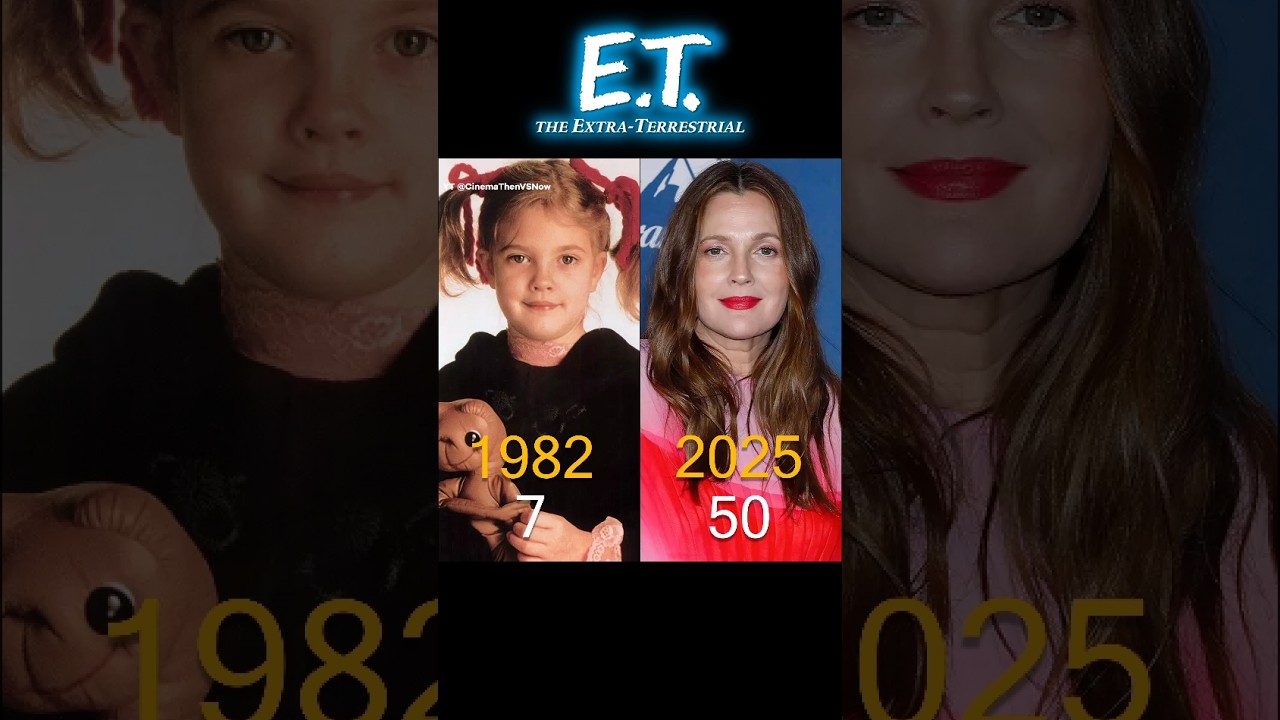 E.T. (1982-2025)⭐ THEN VS NOW  #shorts