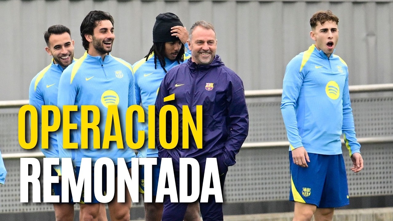OPERACIÓN REMONTADA en la COPA del REY: Intenso entrenamiento del BARÇA de cara al ATLÉTICO