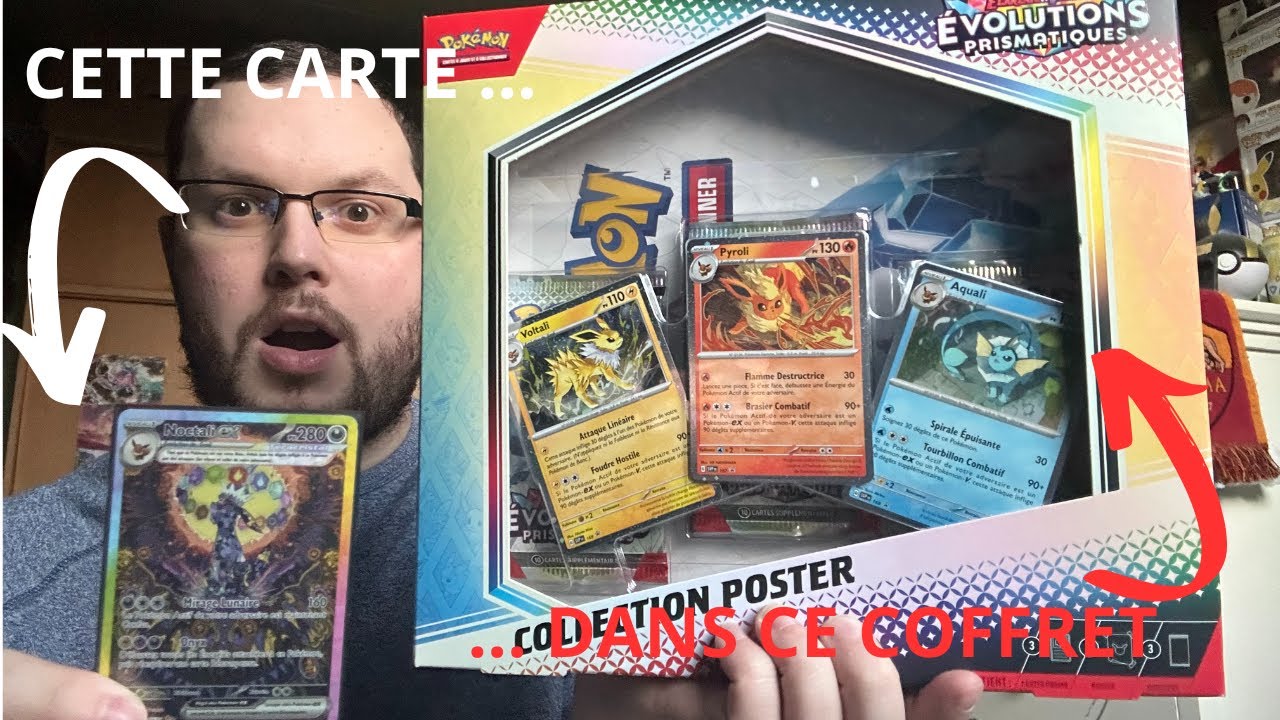 LA MEILLEURE CARTE DE LA SÉRIE ! Ouverture du Coffret Coll. Poster EV8.5 : Évolutions Prismatiques.