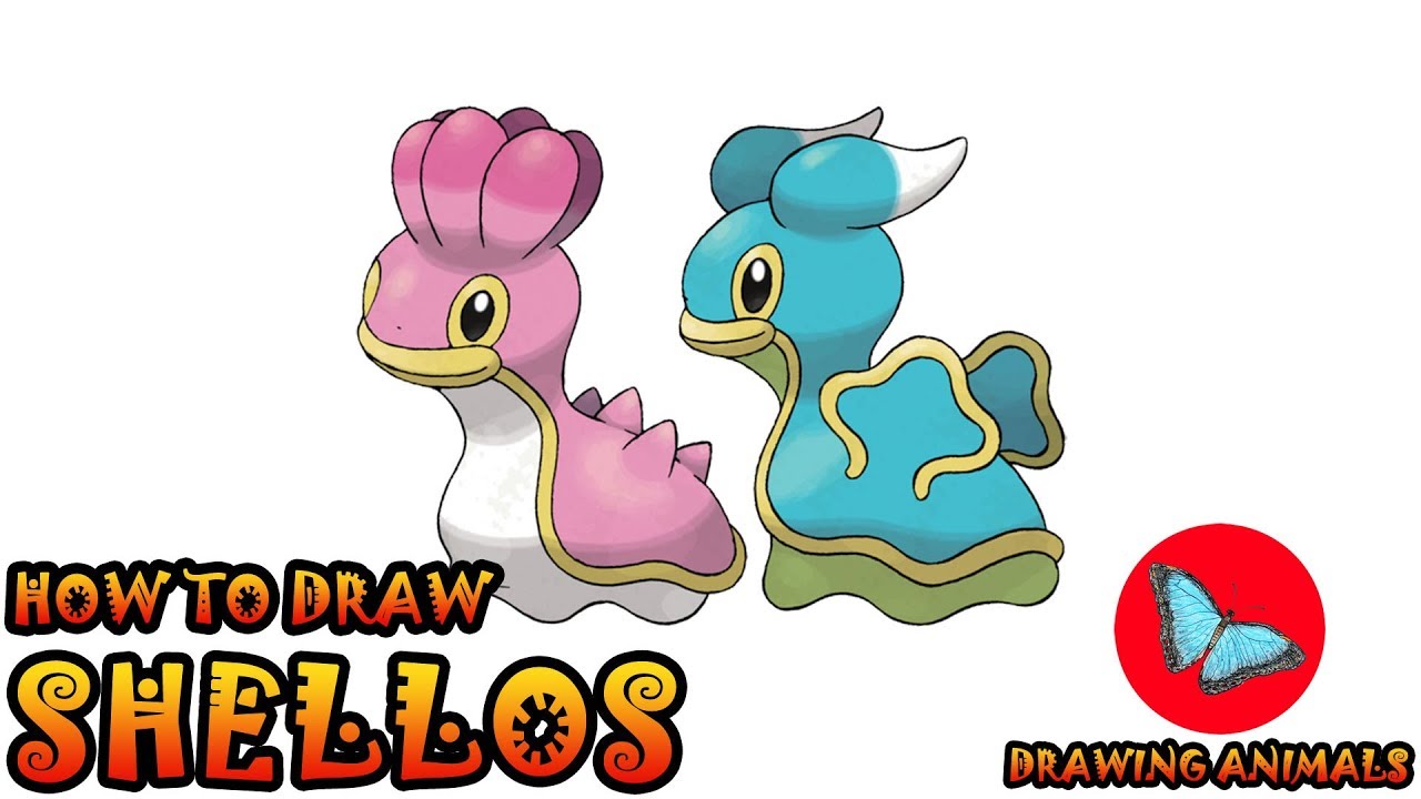 How To Draw Shellos Pokemon | Coloring and Drawing For Kids