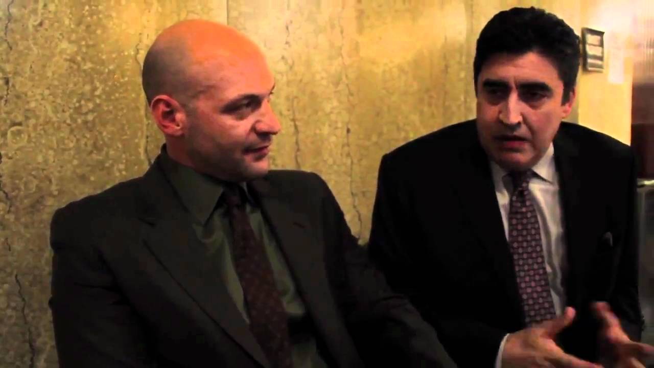Alana De La Garza Interviews Corey Stoll and Alfred Molina