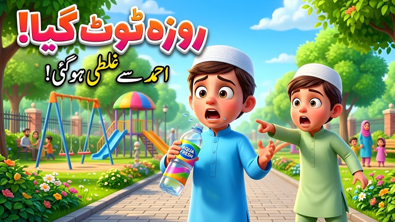 “Ahmed Ka Pehla Roza Aur Badi Galti 😱 | Kids Ramadan Story”