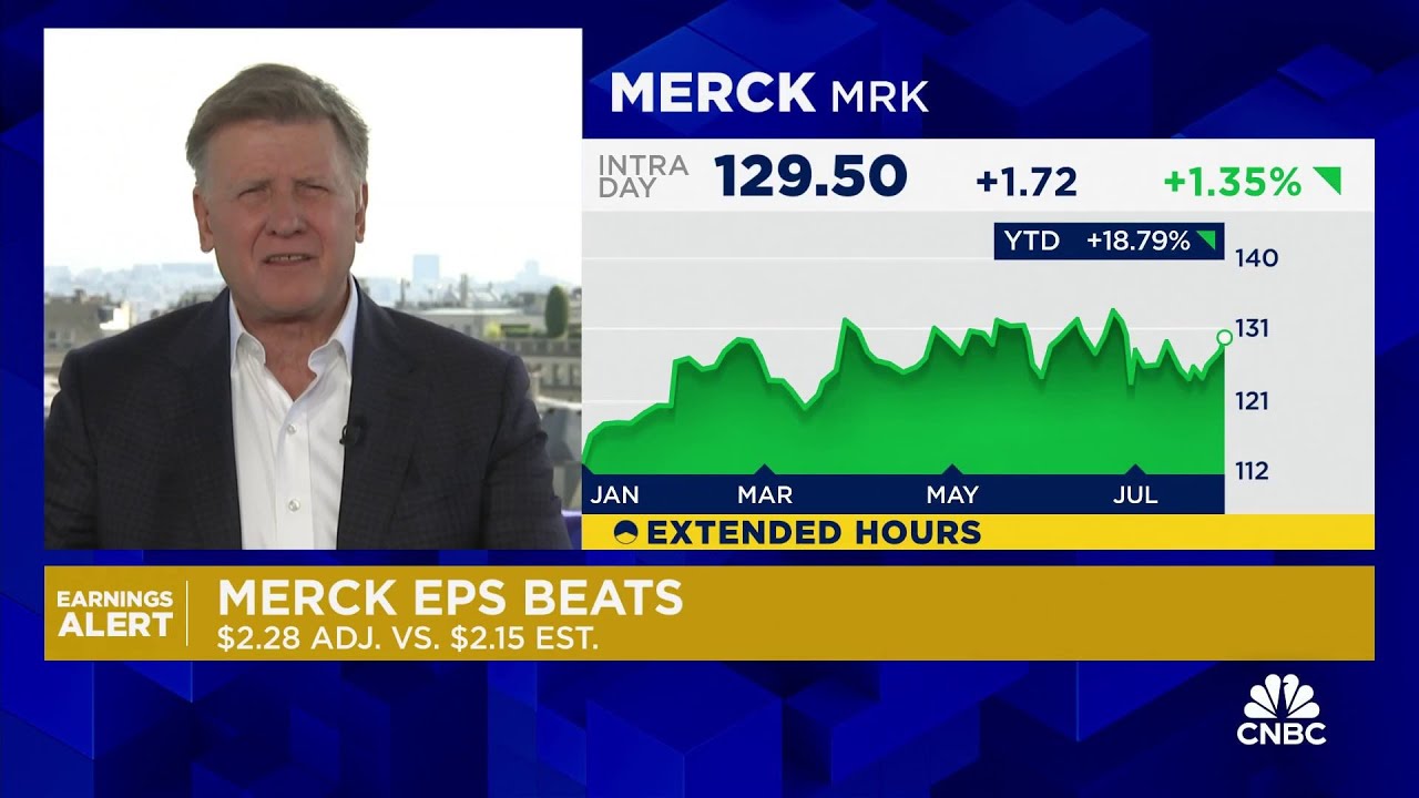 Merck beats earnings expectations, raises sales outlook on strong demand for top drugs like Keytruda