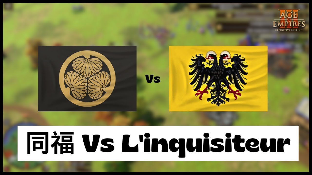 Age of Empires 3- Japan Vs Germany | [猪大肠] 同福 Vs [A乃C] L'inquisiteur | Aoe3 DE | 1v1 Pro Game | 4K