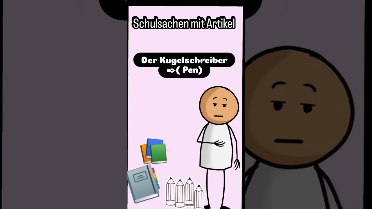 Learn German articles with correct pronunciation! 🎒✏️📚