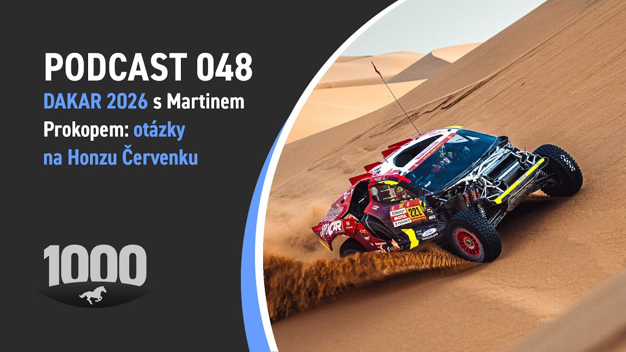 Podcast 048 - Dakar 2026 s Martinem Prokopem: otázky na Honzu Červenku