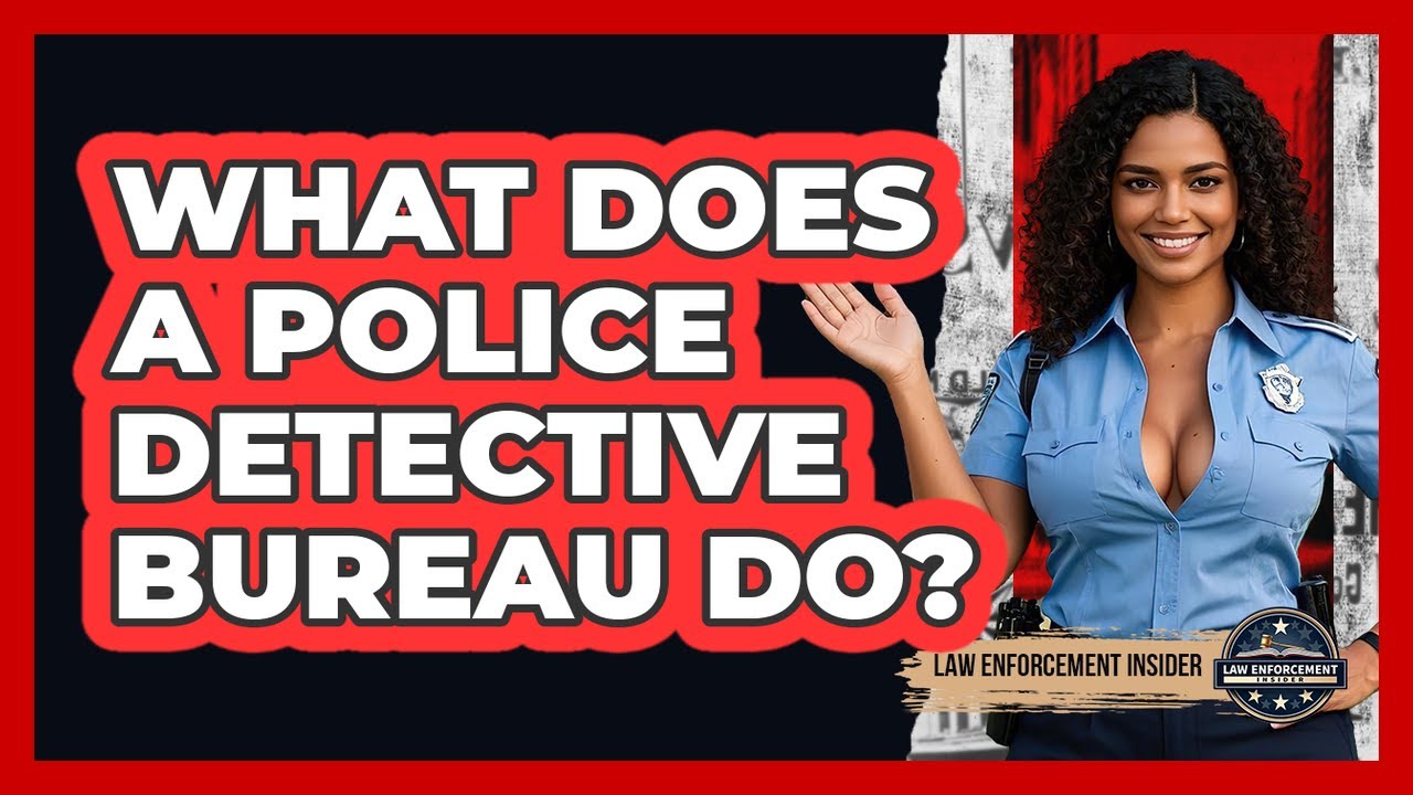 What Does A Police Detective Bureau Do? - Law Enforcement Insider