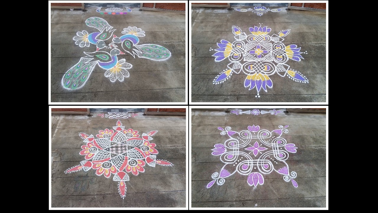 Panguni Madham Special Kolam | Padi Kolam | Peacock Kolam | S3-142