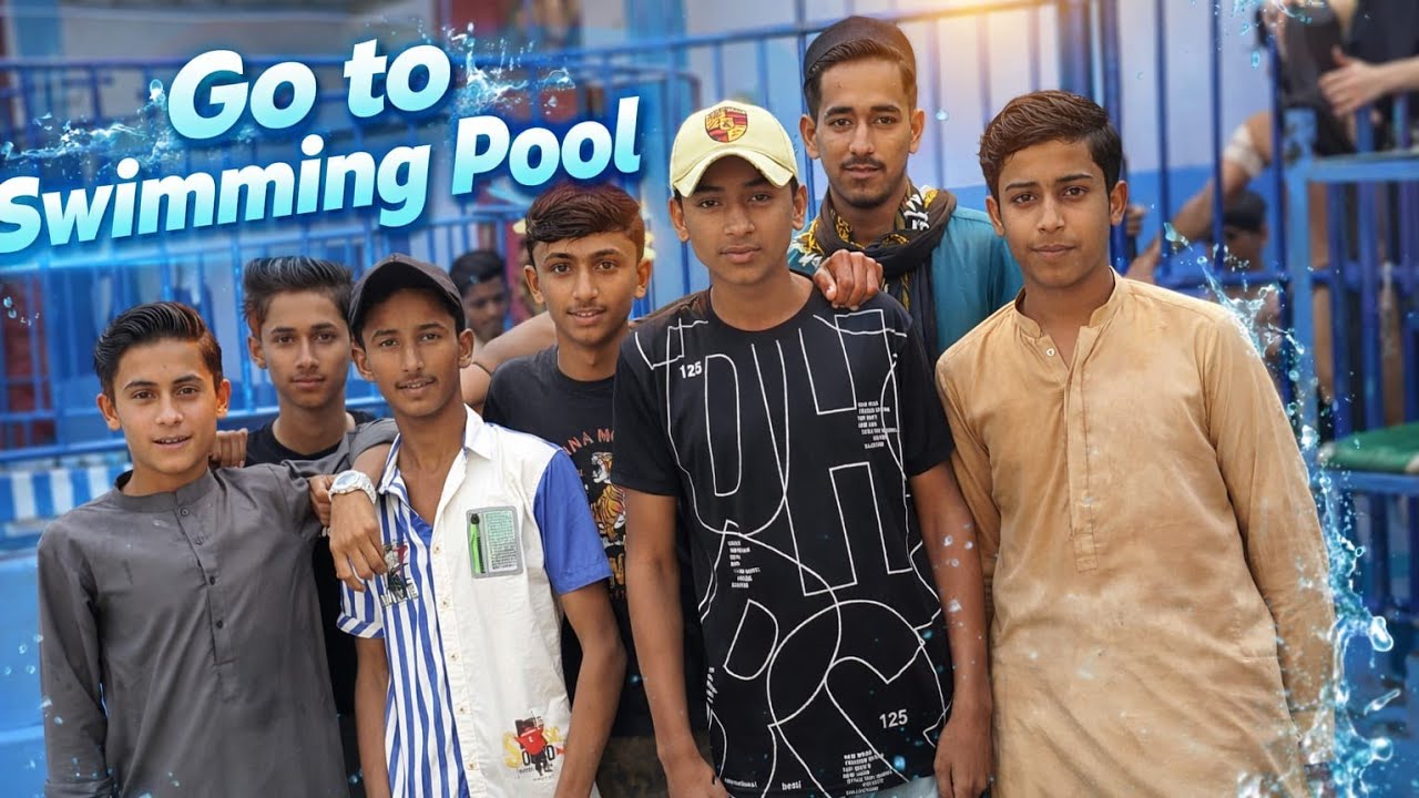 Summer 🌞 🌞 Trip pey Hmm sab dost gaye swimming pool 🥽🥽 bouht maza aya 🤩🤩