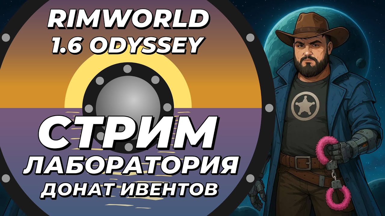 Стрим-лаборатория - делаем новые донат ивенты в Rimworld 1.6 Odyssey