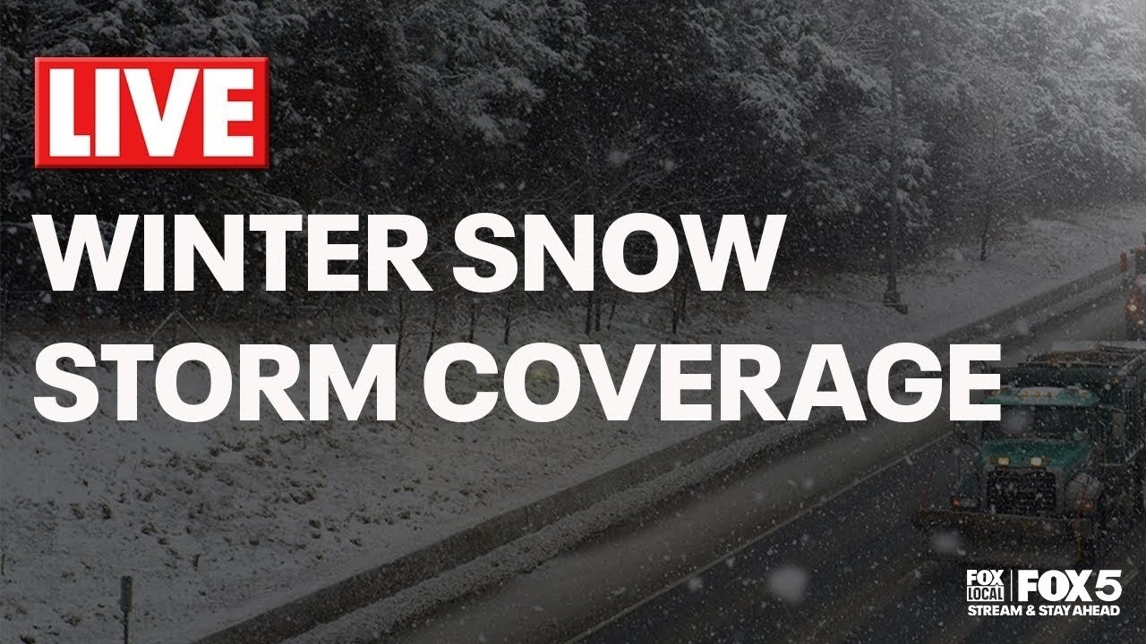 LIVE: Winter snow storm coverage | FOX 5 DC
