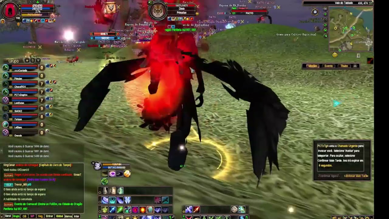 PW INVICTUS - EVENTO WORLD BOSS 20/02 - GUILDA PACTO VS TODOS !!!