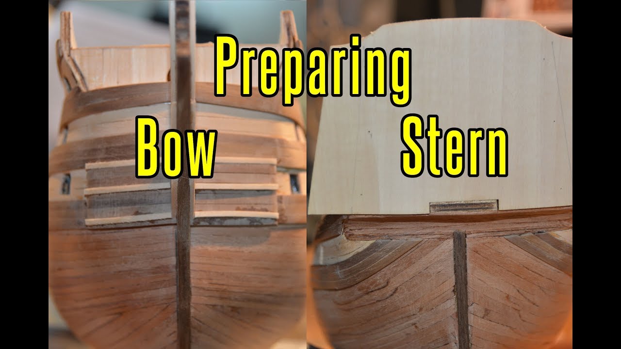 Santisima Trinidad - part 21 Preparing The Stern And Bow