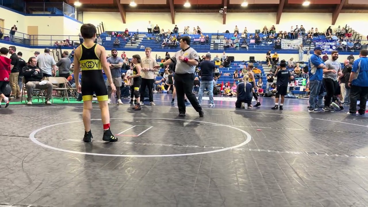 Aiden Wrestling WVYWA Region 2 State Qualifier Match #2 2/15/26