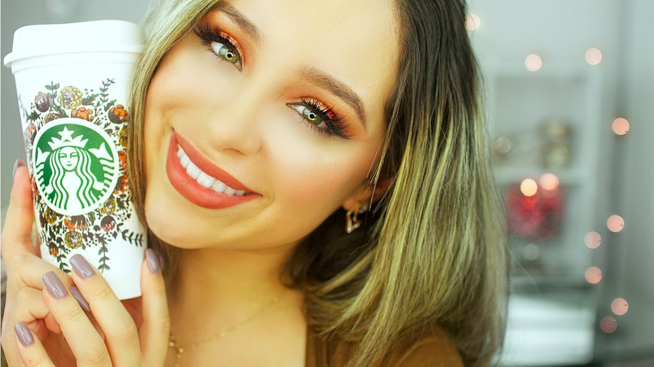 NATURAL WARM FALL 2017 MAKEUP TUTORIAL | Pumpkin Spice Latte Inspired!