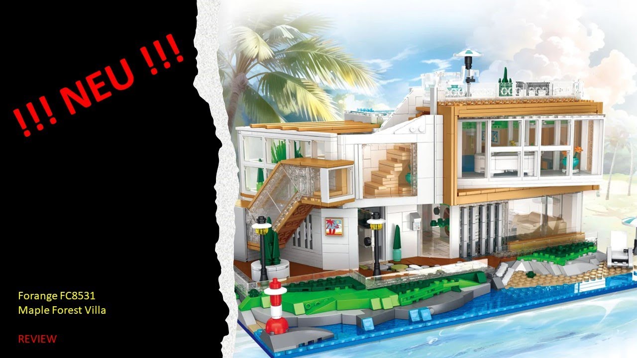 Ben's Lego ® / Klemmbausteine Welt ( World ) - FORANGE - Maple Forest Villa FC8531 - Review Teil 109