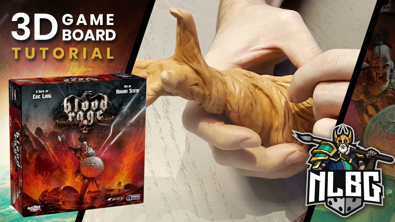 Blood Rage 3D Printable Board - Tutorial