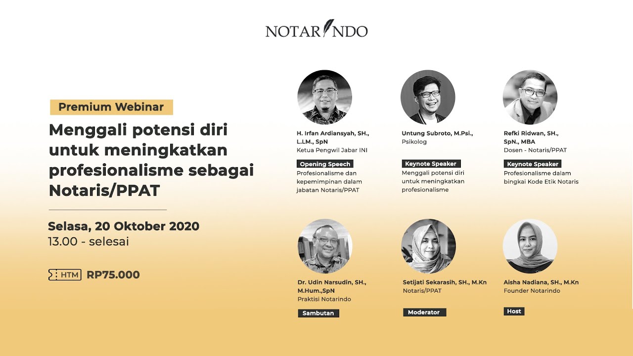 Menggali Potensi Diri Untuk Meningkatkan Profesionalisme sebagai Notaris PPAT